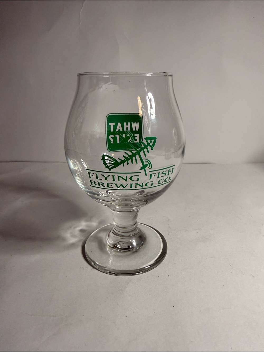 Flying Fish Brewing Co What Exit? Tulip Beer Glass